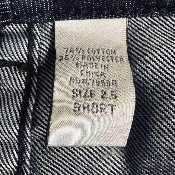 Chicos Ultimate Fit Slim Leg Straight Jeans 2.5 Short (35x28) Dark Blue Womens - Picture 5 of 8